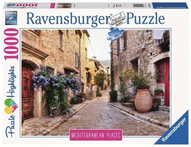 Ravensburger Puzzle 1000 Mediterranean Places - Franciaorszg