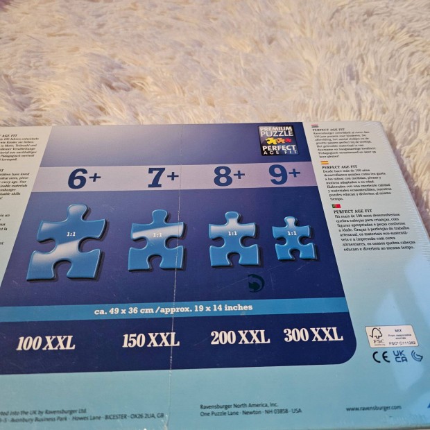 Ravensburger Puzzle 100 db - új foliás