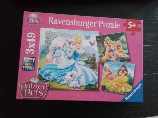 Ravensburger Puzzle Disney hercegnk s hzi kedvenceik 3x49 darab