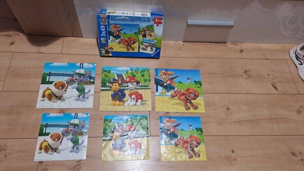 Ravensburger Puzzle Mancsrjrat: Kutyacsapat 3x49 rszes 5+