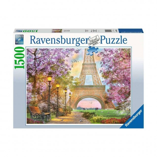 Ravensburger Puzzle, 1500 db, Prizs, Eiffel torony