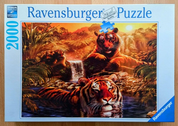 Ravensburger Puzzle, Tigrisek, 2000 darabos