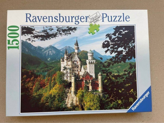 Ravensburger Puzzle, kirak, 1500 db (Neuschwanstein kastly)