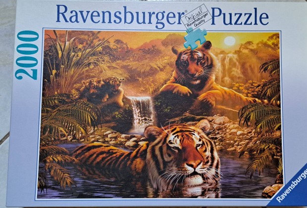 Ravensburger Puzzle tigrisek, 2000 db-os