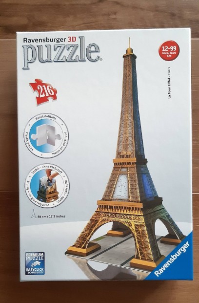 Ravensburger: Eiffel-torony 3D puzzle