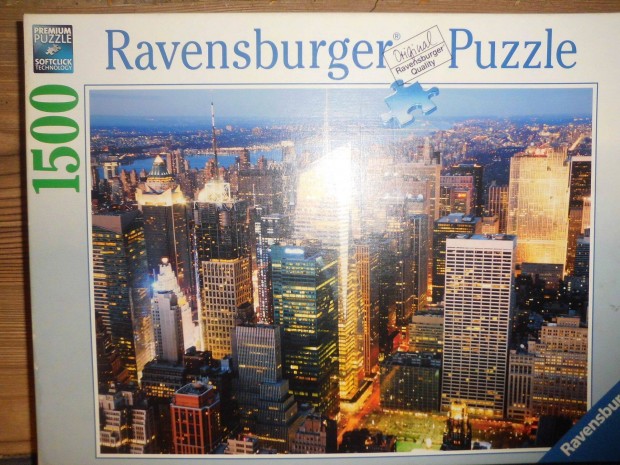 Ravensburger puzzle 1500 darabos - New York - Manhattan - elad!