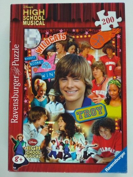 Ravensburger puzzle High School Musical Troy szupersztr 200 db-os