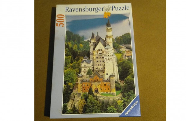 Ravensburger puzzle, 500 db-os - Neuschwanstein kastly