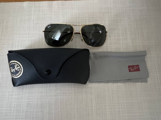 Ray Ban Arista Gold 64mm pilta napszemveg