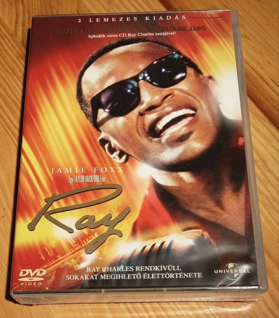 Ray Charles Dvd bontatlan Jamie Foxx 2 dvd + 1 cd