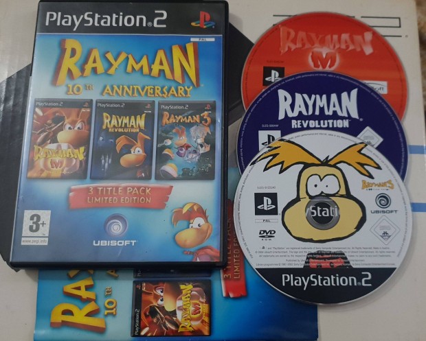 Rayman 10 th Anniversary Playstation 2 eredeti lemezcsomag elad
