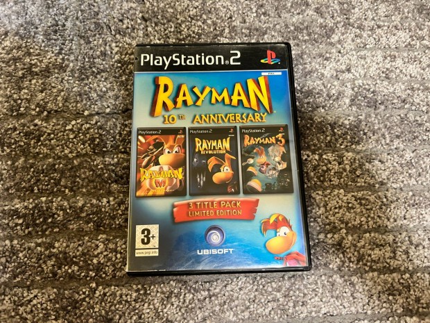 Rayman 10th Anniversary (3 jtk) Playstation 2 PS2 jtk