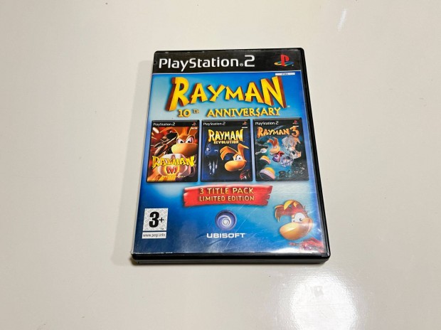 Rayman 10th Anniversary (3 jtk) Playstation 2 PS2 jtk