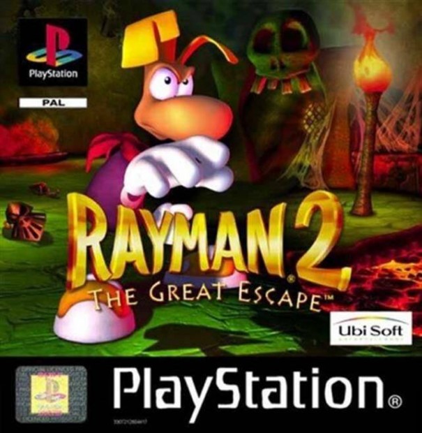 Rayman 2 The Great Escape, Boxed eredeti Playstation 1 jtk