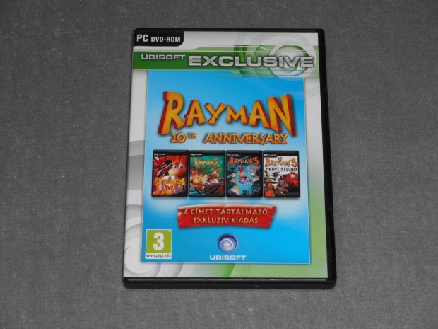 Rayman 2 The Great Escape + Rayman 3 Hoodlum Havoc Rayman M