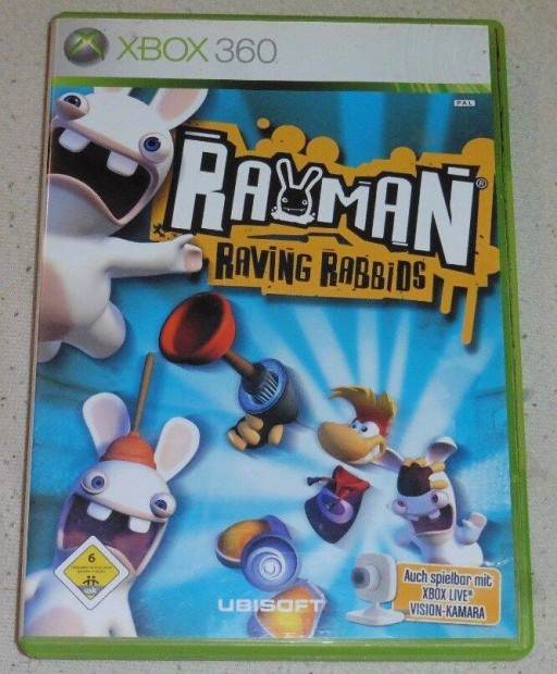 Rayman Raving Rabbids (Mszkls Gyri Xbox 360 Xbox ONE Seres X Jtk
