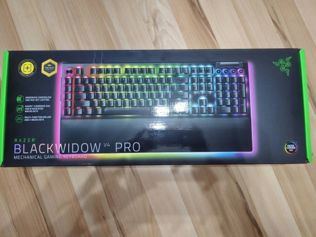 Razer Blackwidow V4 Pro Bontatlan!!!