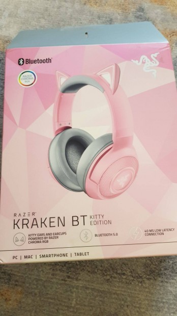 Razer Kraken BT Kitty Edition bluetooth fejhallgat jszer