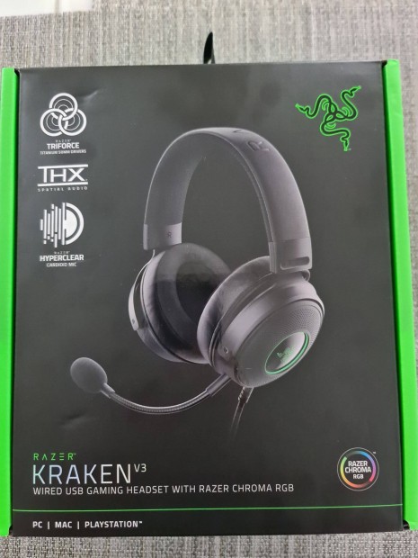 Razer Kraken V3 Gamer headset/fejhallgat