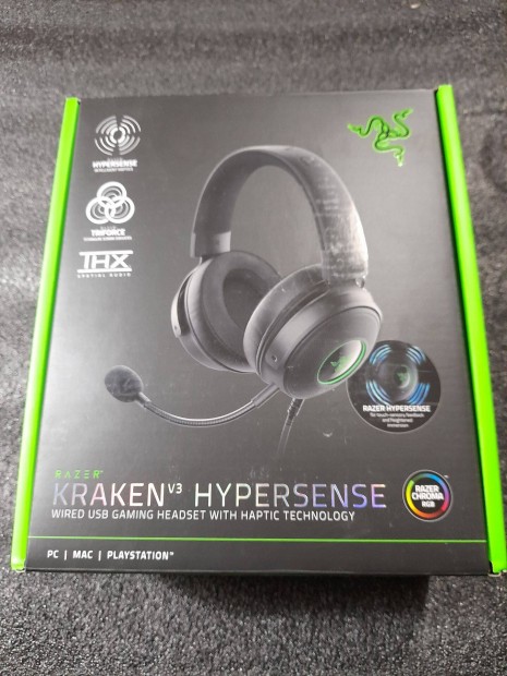 Razer Kraken V3 Hypersense Fejhallgat (Vezetkes)