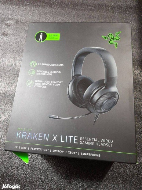Razer Kraken X - Lite Fejhallgató (Vezetékes)