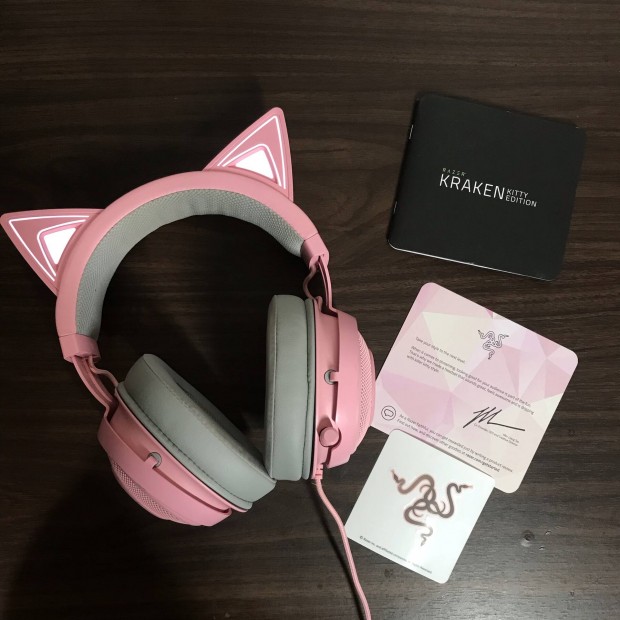 Razer kraken kitty edition fejhallgat