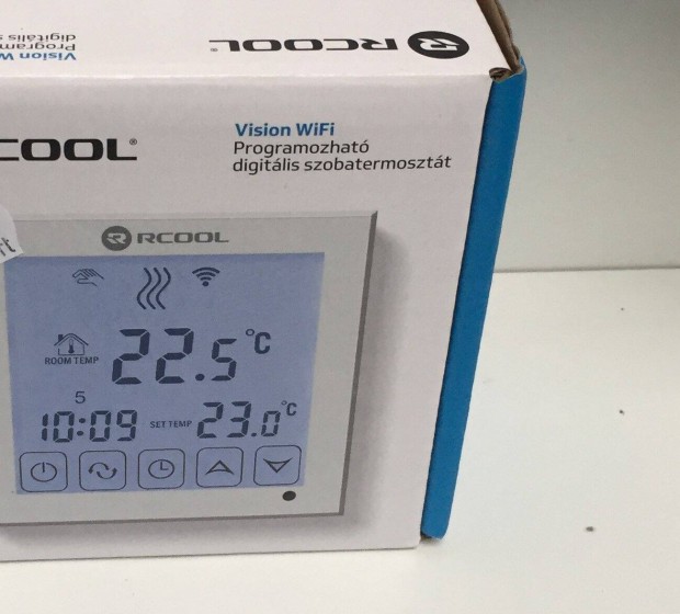 Rcool Vision WIFI Szobatermosztt wifivel programozhat termosztt sma