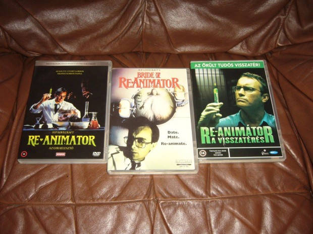 Re-Animator .dvd filmek .Cserlhetk Blu-ray filmekre