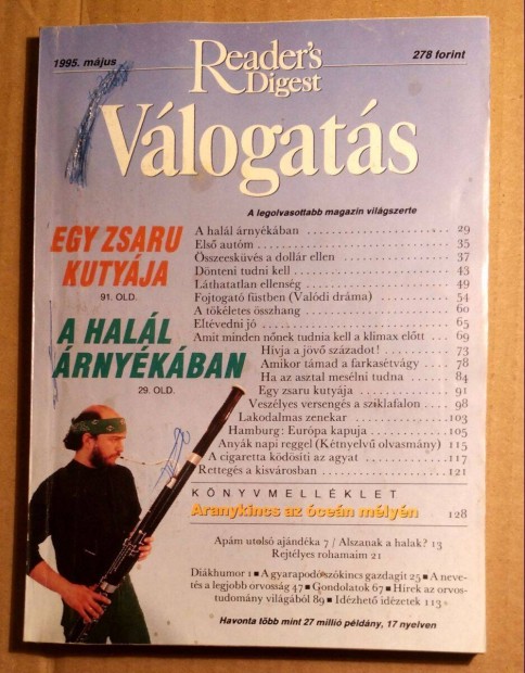 Reader's Digest Vlogats 1995/5 Mjus (5kp+tartalom)