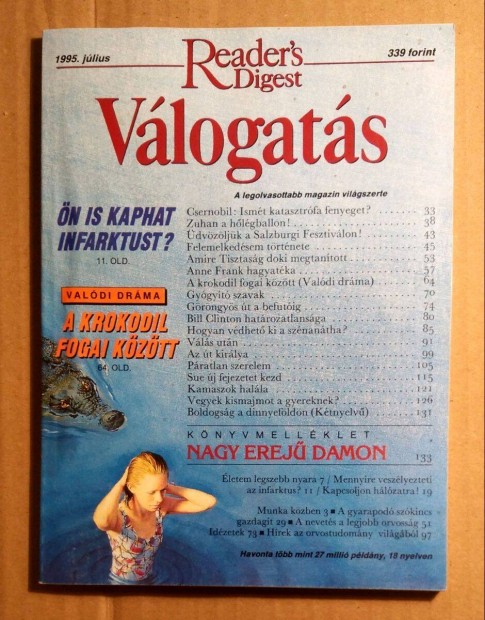 Reader's Digest Vlogats 1995/7 Jlius (5kp+tartalom)