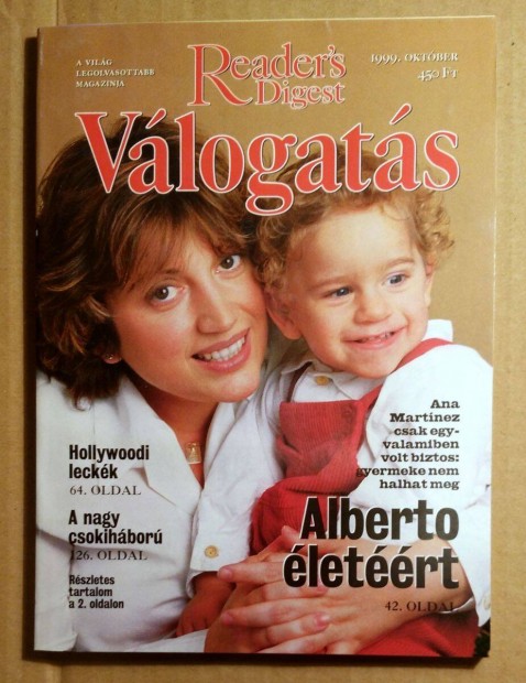 Reader's Digest Vlogats 1999/10 Oktber (6kp+tartalom)