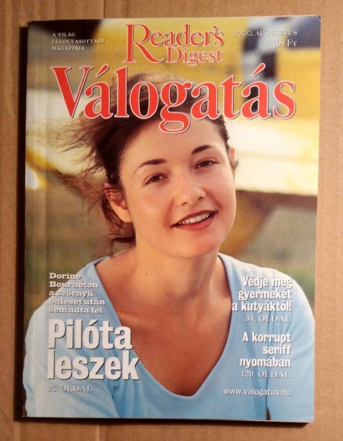 Reader's Digest Vlogats 2000/8 Augusztus (6kp+tartalom)