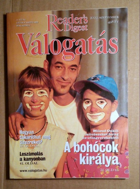 Reader's Digest Vlogats 2000/9 Szeptember (6kp+tartalom)