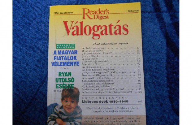 Reader's Digest magazin 1995 szeptember