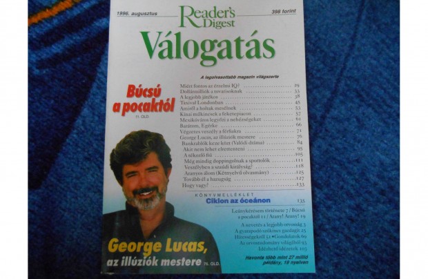 Reader's Digest magazin 1996 augusztus