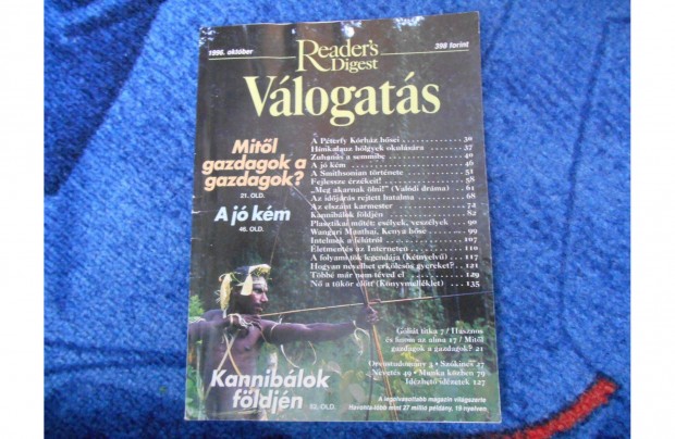 Reader's Digest magazin 1996 oktber