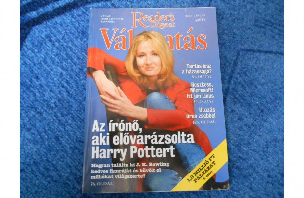 Reader's Digest magazin 2001 janur