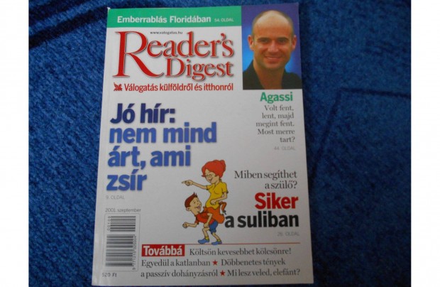 Reader's Digest magazin 2001 szeptember