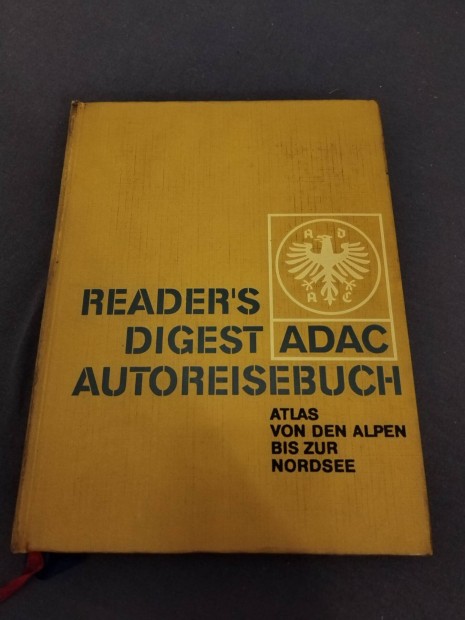 Readers Digest Adac Autoreisebuch 1968-as kiadás 