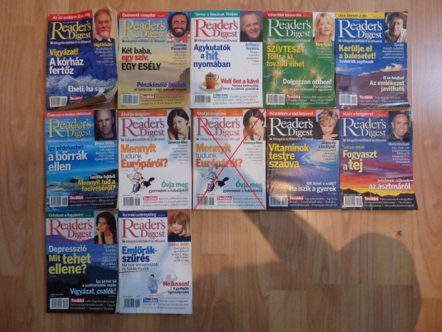 Readers Digest vlogats magazin (1994-2012)