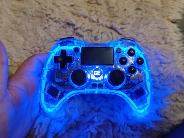 Ready2gaming PS4 Pro Pad X LED Edition Kontroller - Szrke/Kk (PC/PS3