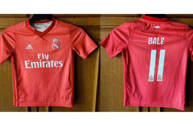 Real Madrid - Gareth Bale eredeti adidas gyerek mez (140)