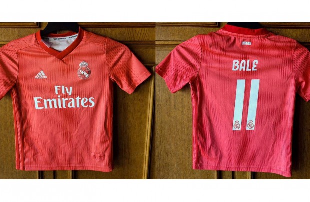 Real Madrid - Gareth Bale eredeti adidas gyerek mez (140)
