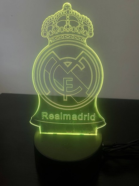 Real Madrid asztali led lámpa