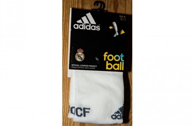 Real Madrid eredeti, j adidas fehr lbszrvd (tbb mret)