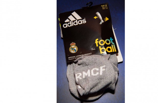 Real Madrid eredeti, j adidas szrke Sportszr/Lbszrvd