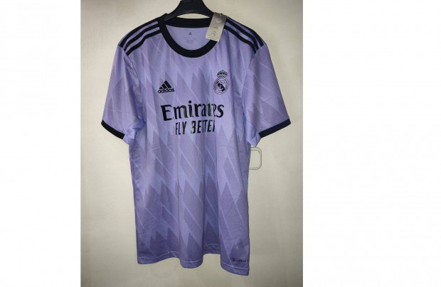 Real Madrid eredeti adidas 2022-23 lila kupa mez (L, XL)