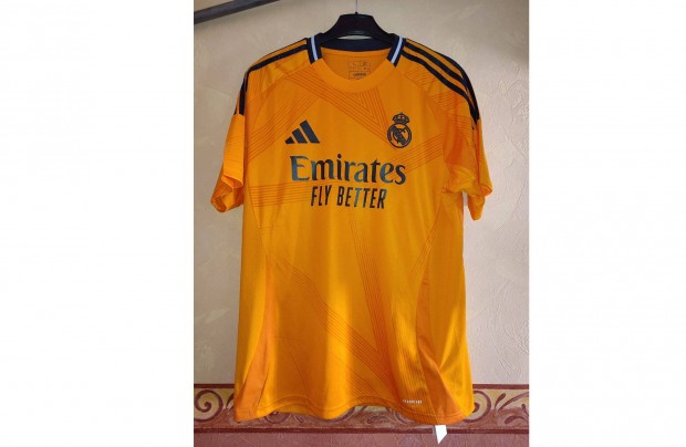 Real Madrid eredeti adidas 2024-25 narancssrga mez (L)