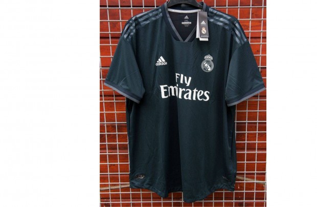 Real Madrid eredeti adidas climachill sötétszürke mez (XL, 2XL)