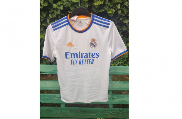 Real Madrid eredeti adidas fehr 2021-22 gyerek mez (XL,176)